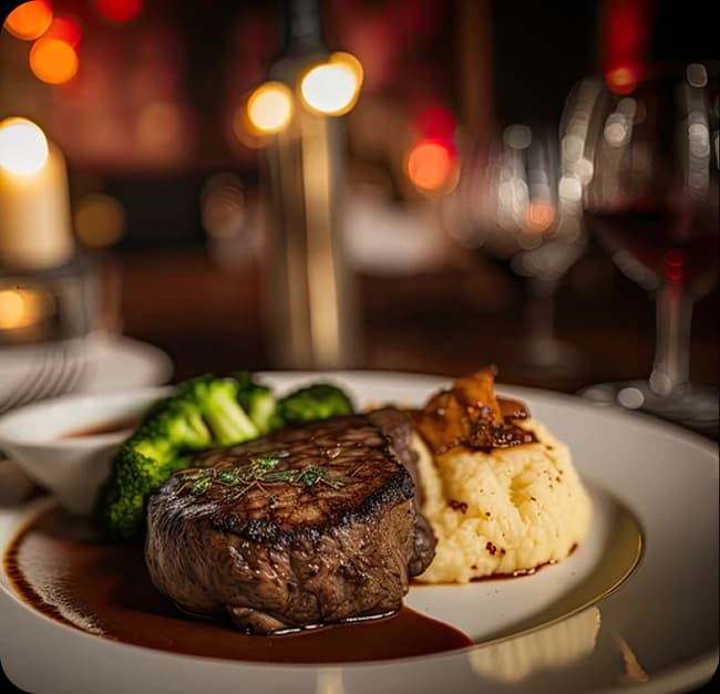 Rindfleischspieße Gericht